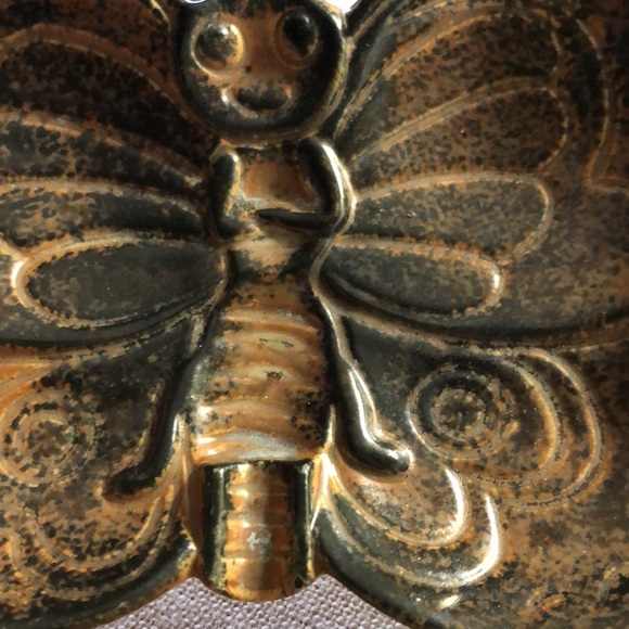 Ceramic Butterfly Ashtray / Spoonrest / Jewelry Holder - Picture 3 of 6